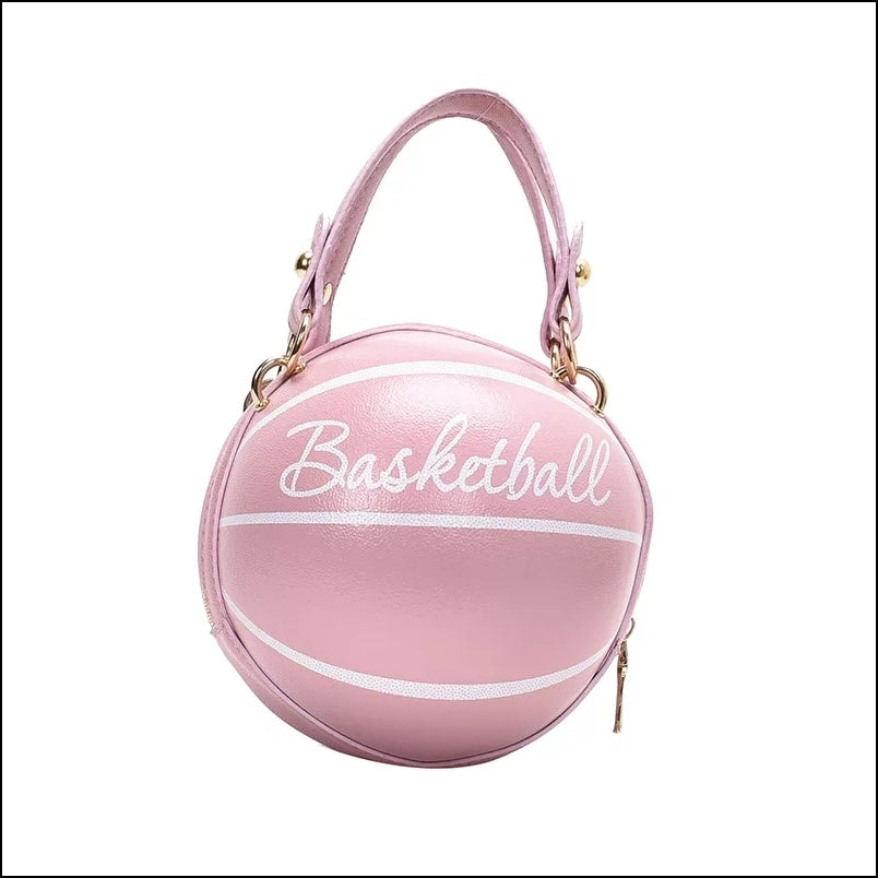 Pink basketball purse deals