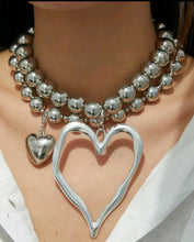 Load image into Gallery viewer, Boho Beaded Necklace with HEART
