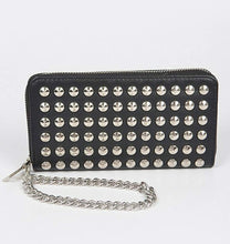 Load image into Gallery viewer, Studded wallet with chain

