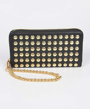Load image into Gallery viewer, Studded wallet with chain
