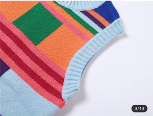 Color Block Sweater Dress